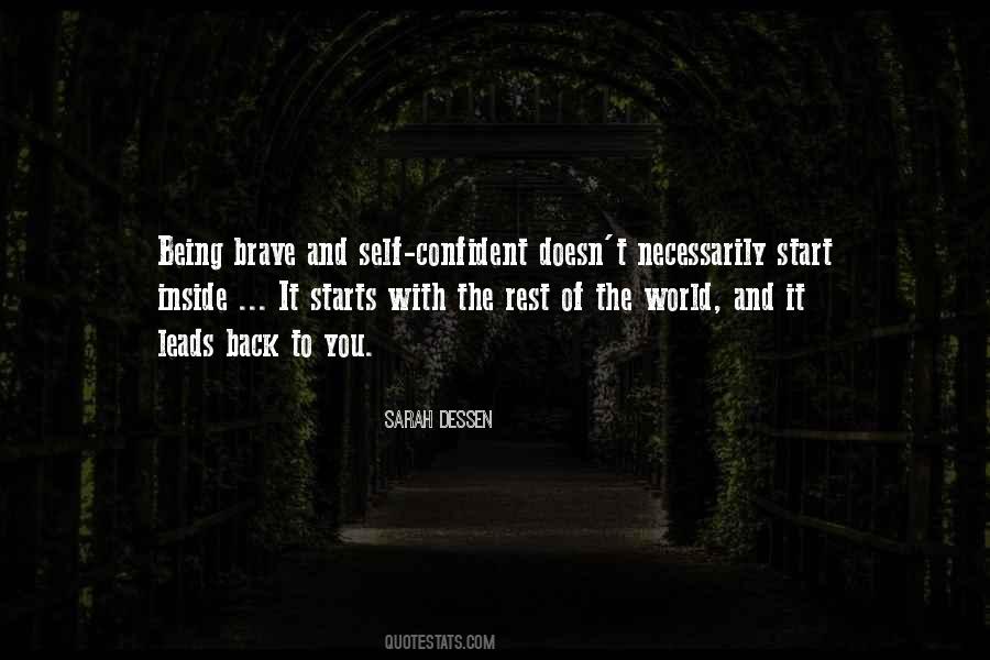 Self Confident Sayings #1357237