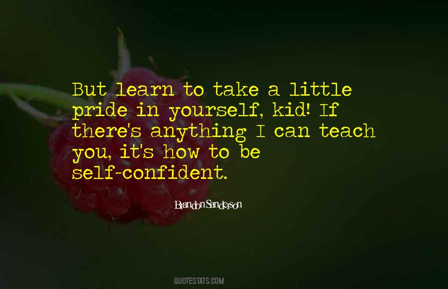 Self Confident Sayings #1787168