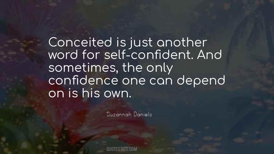 Self Confident Sayings #395045