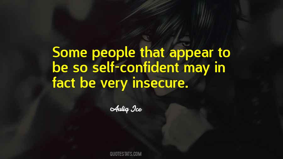 Self Confident Sayings #567152
