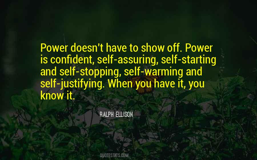 Self Confident Sayings #57078