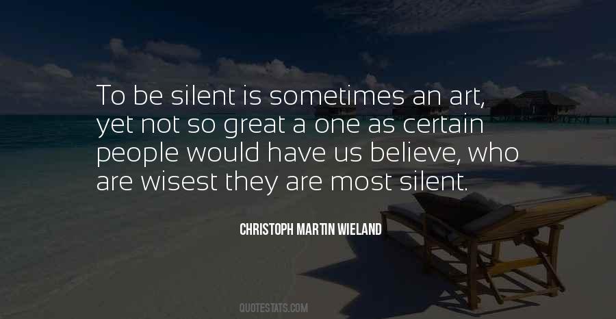 Quotes About Silent People #246901