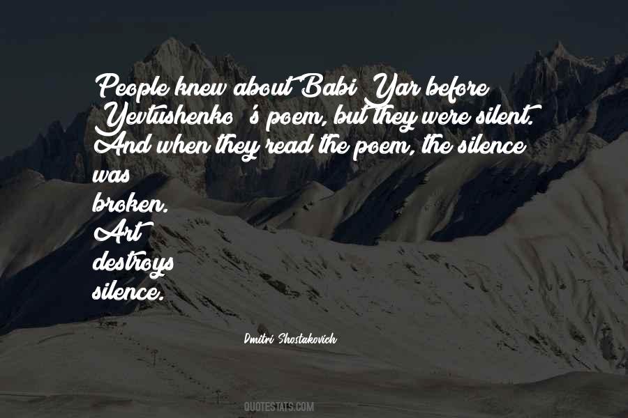 Quotes About Silent People #826593