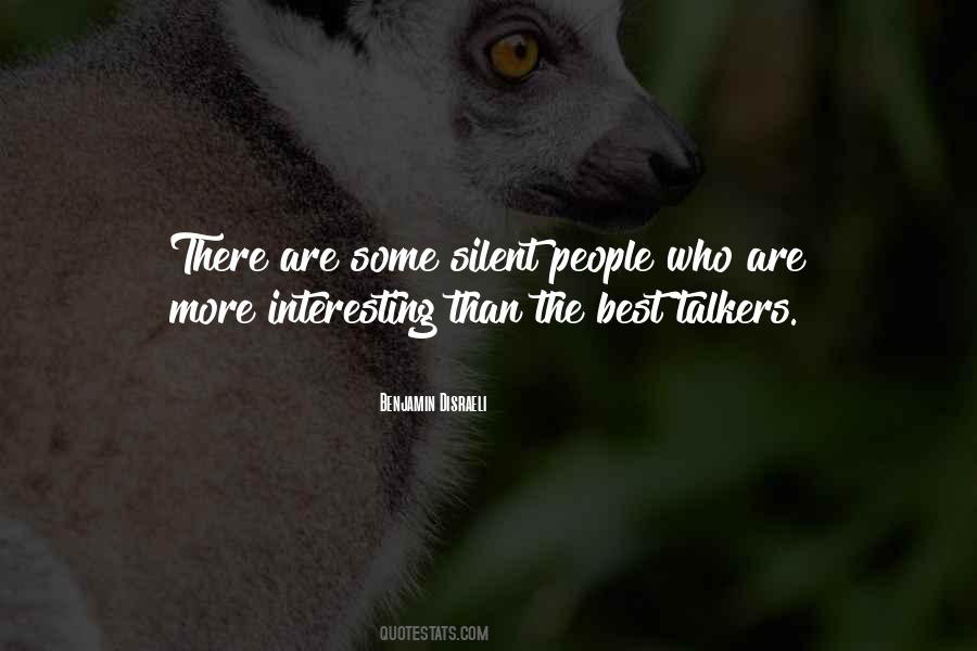 Quotes About Silent People #931455
