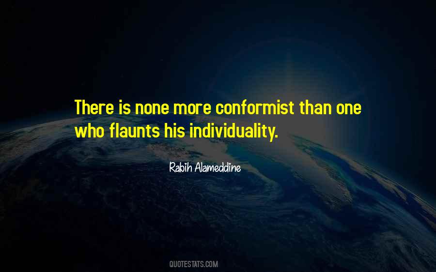 Non Conformist Sayings #1292764