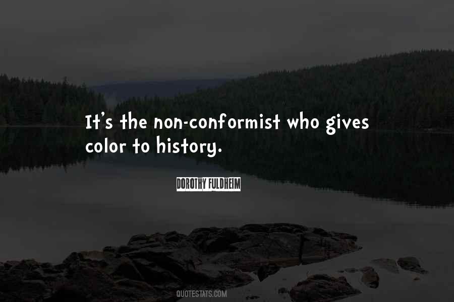 Non Conformist Sayings #1604621