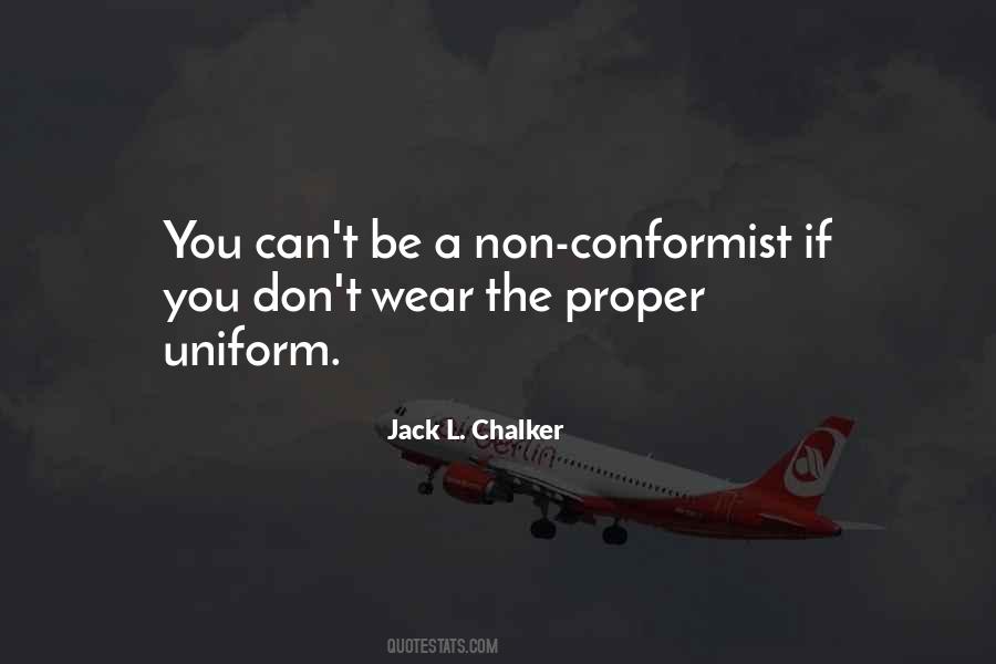 Non Conformist Sayings #231259