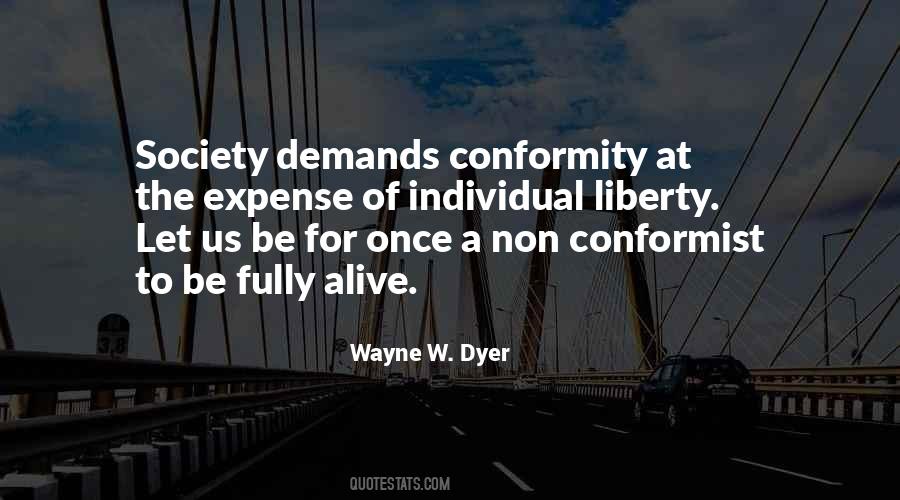 Non Conformist Sayings #322653