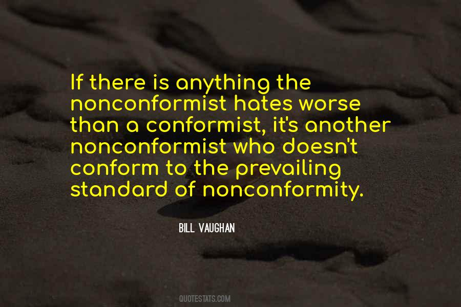 Non Conformist Sayings #665980