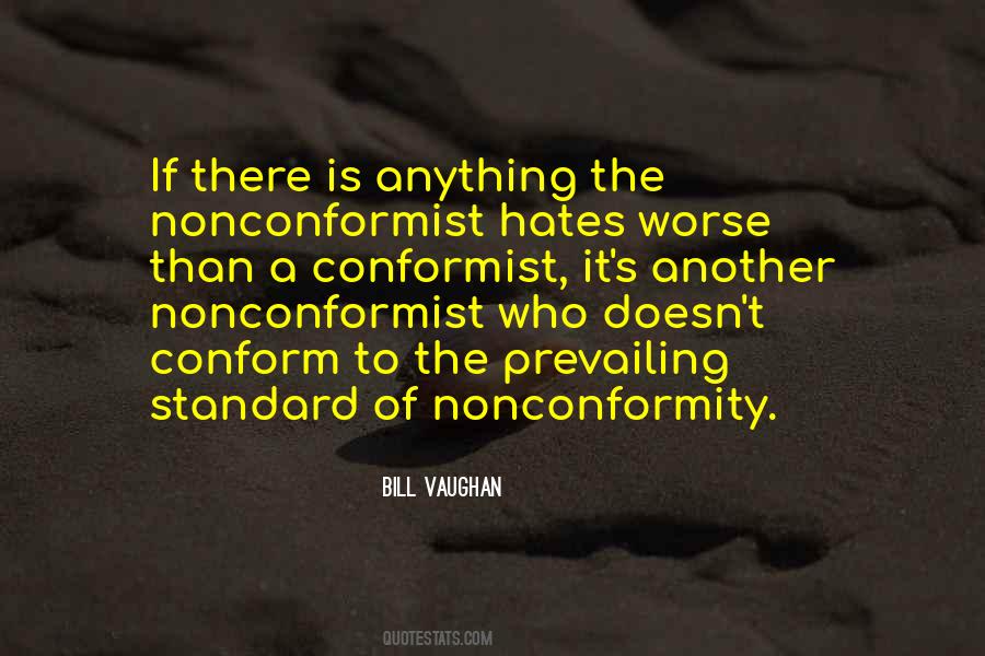 Non Conformist Sayings #665980
