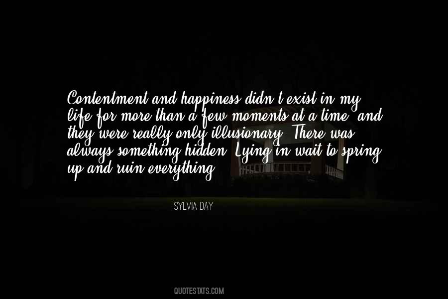 Happiness Contentment Sayings #101807