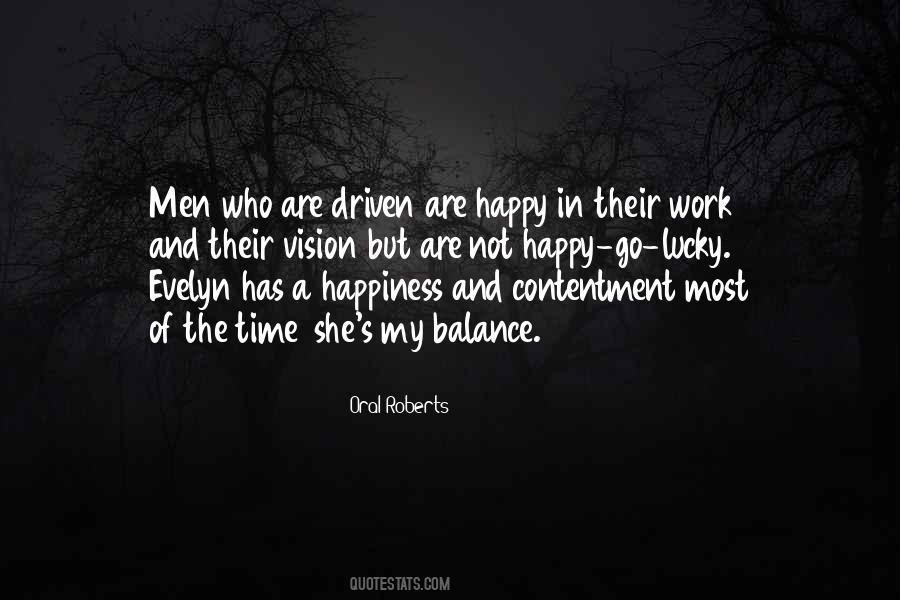 Happiness Contentment Sayings #218473