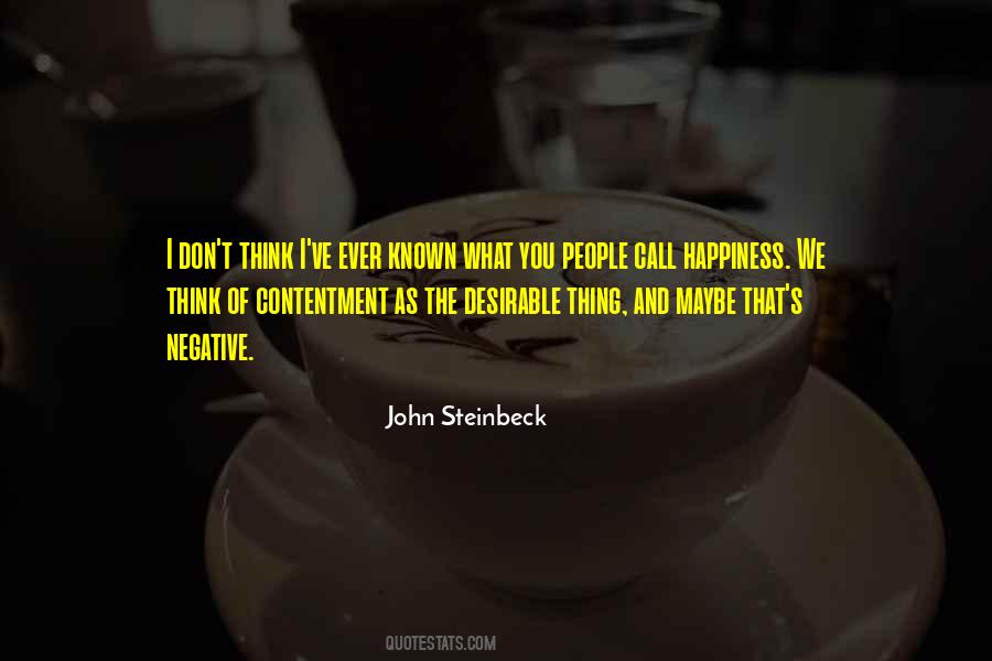 Happiness Contentment Sayings #21988