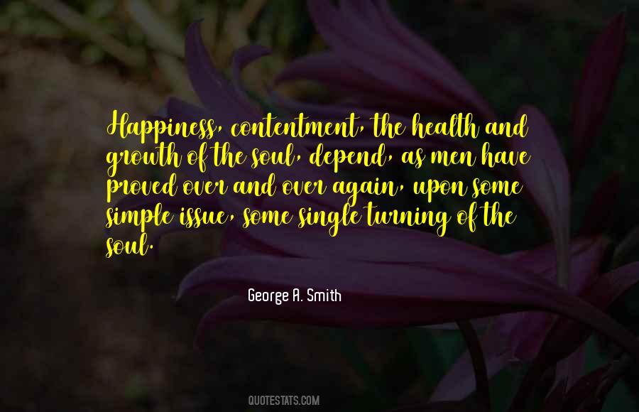 Happiness Contentment Sayings #395472