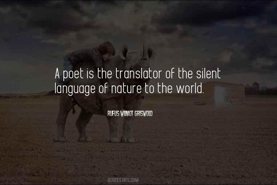 Quotes About Silent Nature #611408