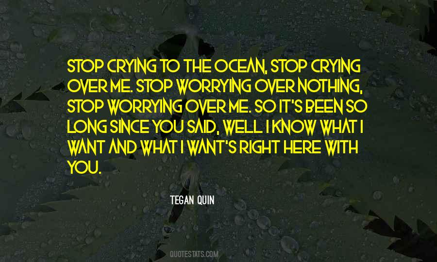 Stop Crying Sayings #210154