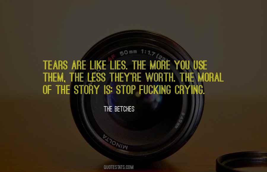 Stop Crying Sayings #870480