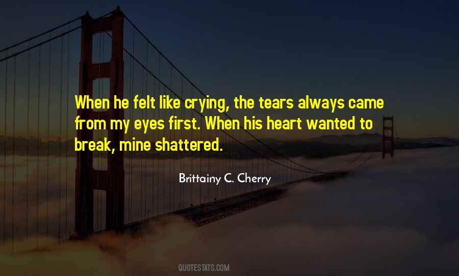 Heart Crying Sayings #378910
