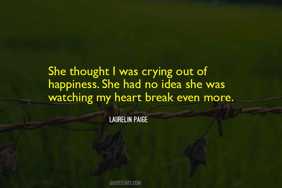 Heart Crying Sayings #607140