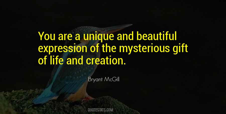 Beautiful Creation Sayings #255326