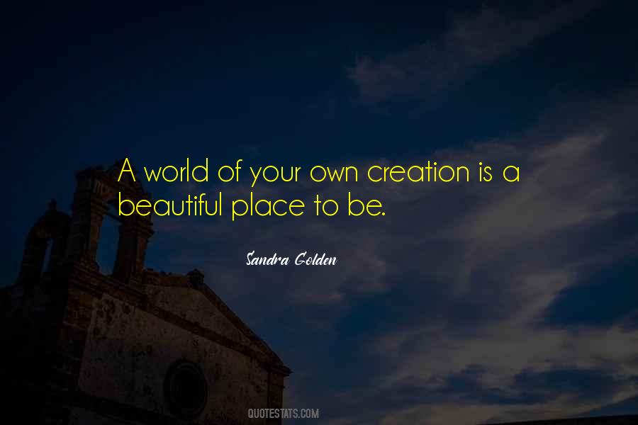 Beautiful Creation Sayings #725920