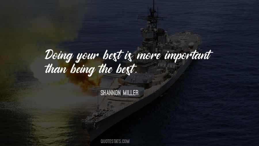 Quotes About Being The Best #1091451