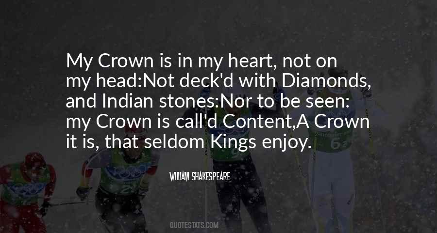King Of Diamonds Sayings #180281