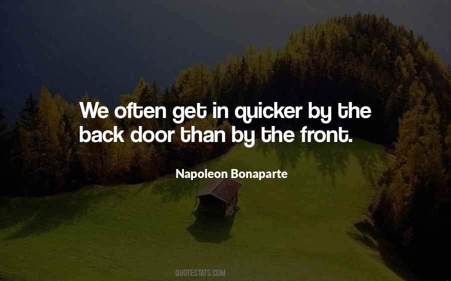 Back Door Sayings #1671983