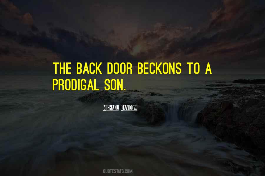 Back Door Sayings #644690