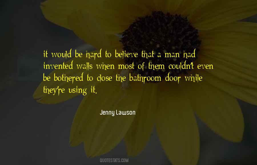 Bathroom Door Sayings #584020
