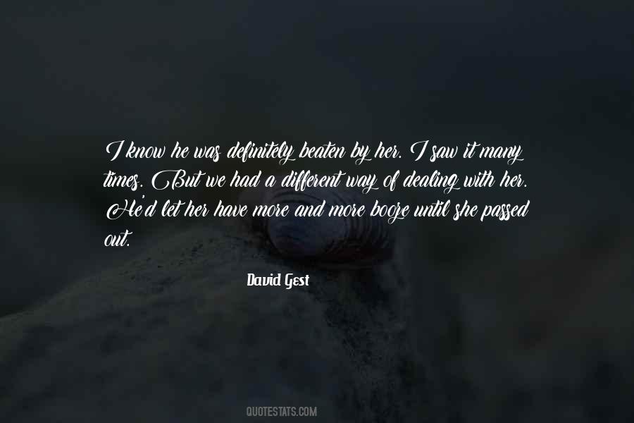 David Gest Sayings #92998