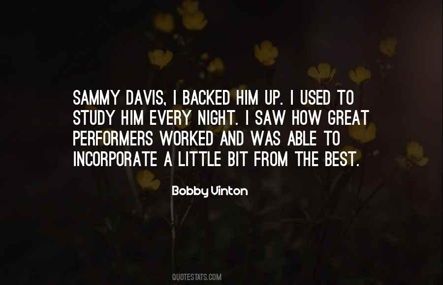 Sammy Davis Sayings #146659