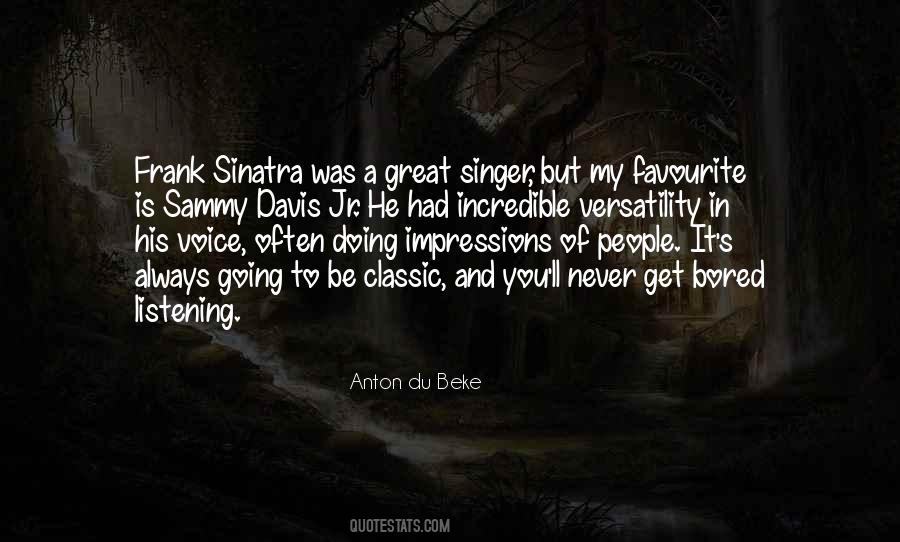 Sammy Davis Sayings #386549