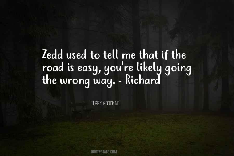 Quotes About Wrong Way #1740642