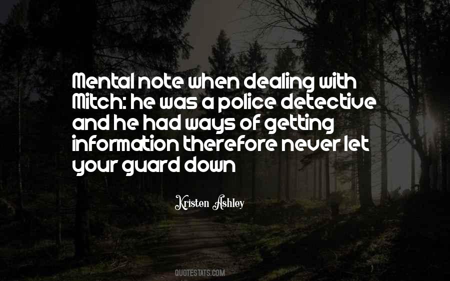 Police Detective Sayings #1240661