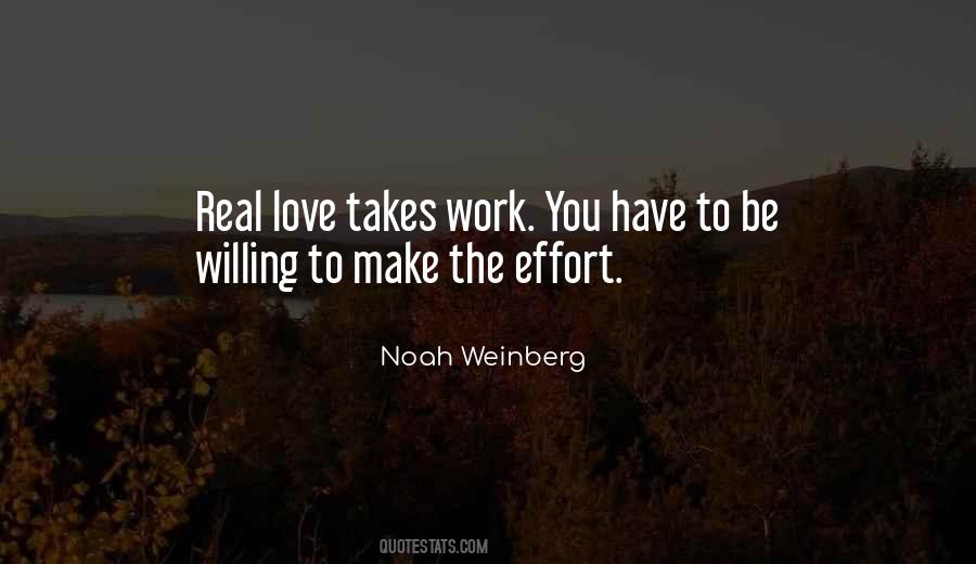 Love Effort Sayings #380926