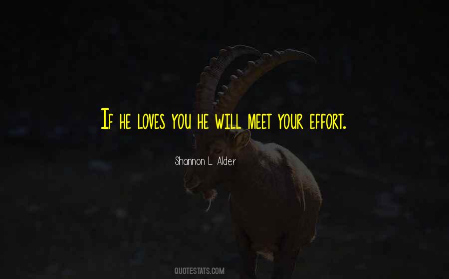 Love Effort Sayings #78321