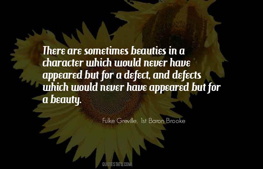 Quotes About Defects Of Character #163705