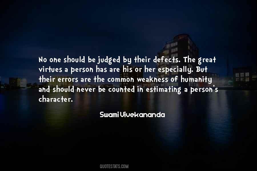 Quotes About Defects Of Character #462823