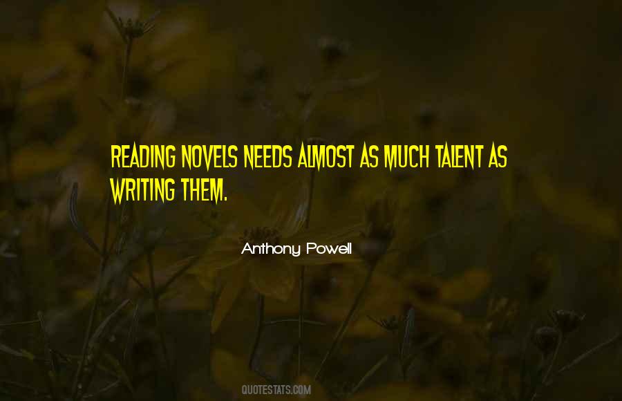 Quotes About Reading Novels #538545