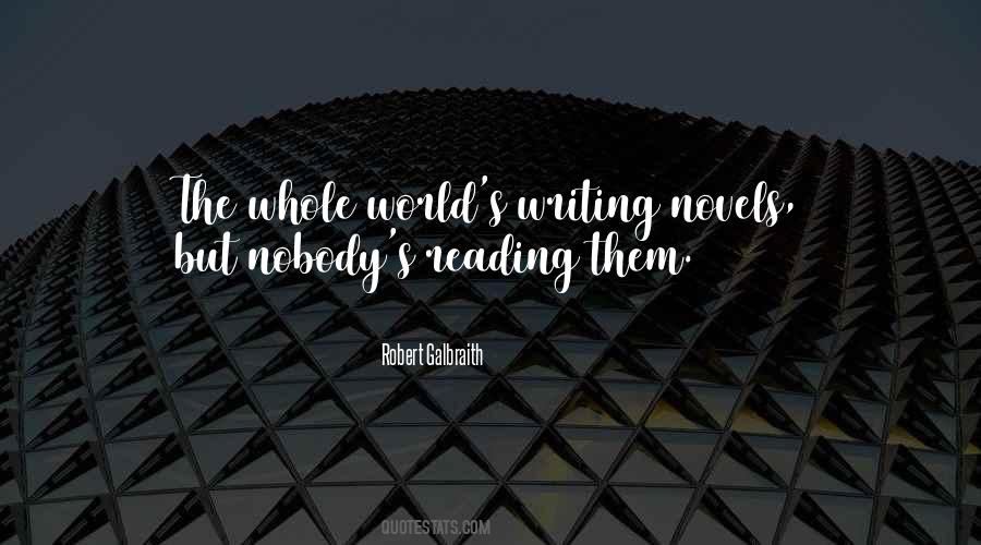 Quotes About Reading Novels #855414