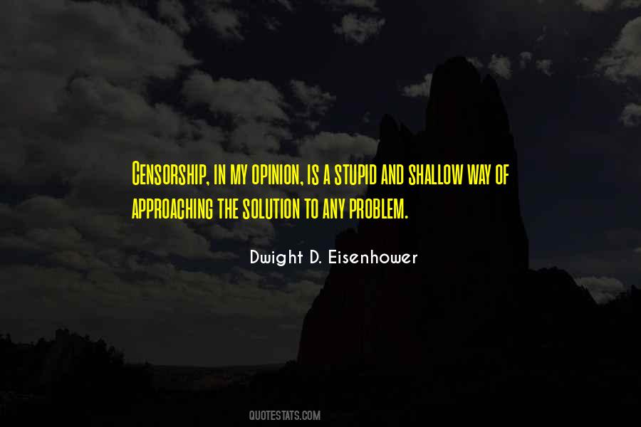 Dwight Eisenhower Sayings #164847