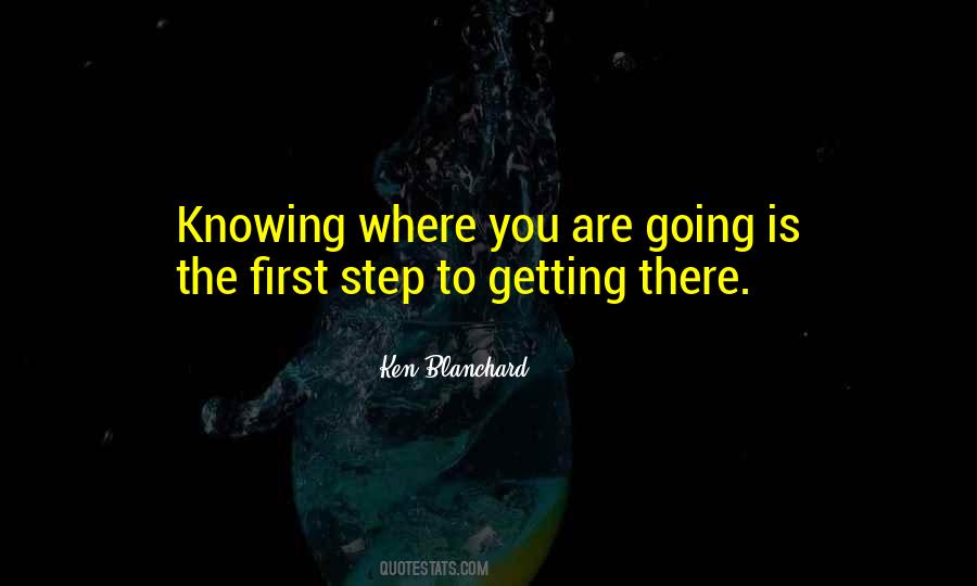 Quotes About Knowing Where You Are Going #961446