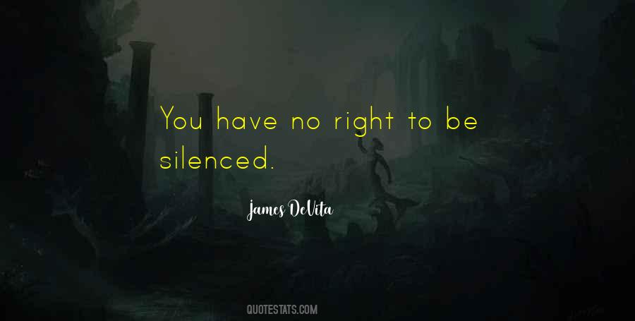 Quotes About Silenced #786541