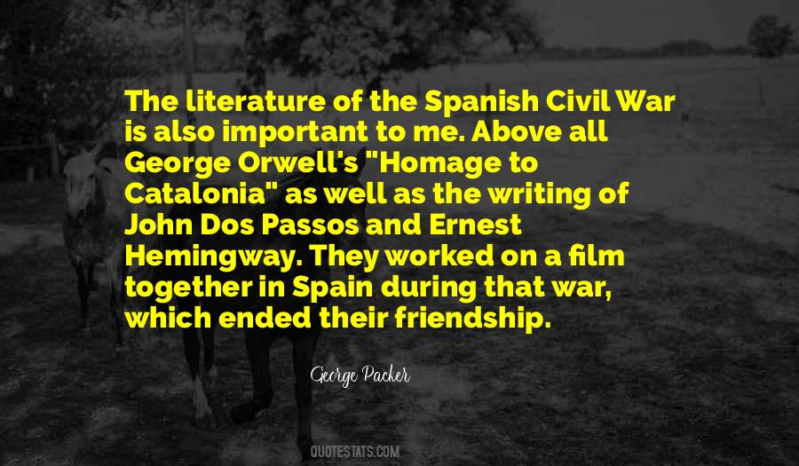 Quotes About Spanish Civil War #1265700