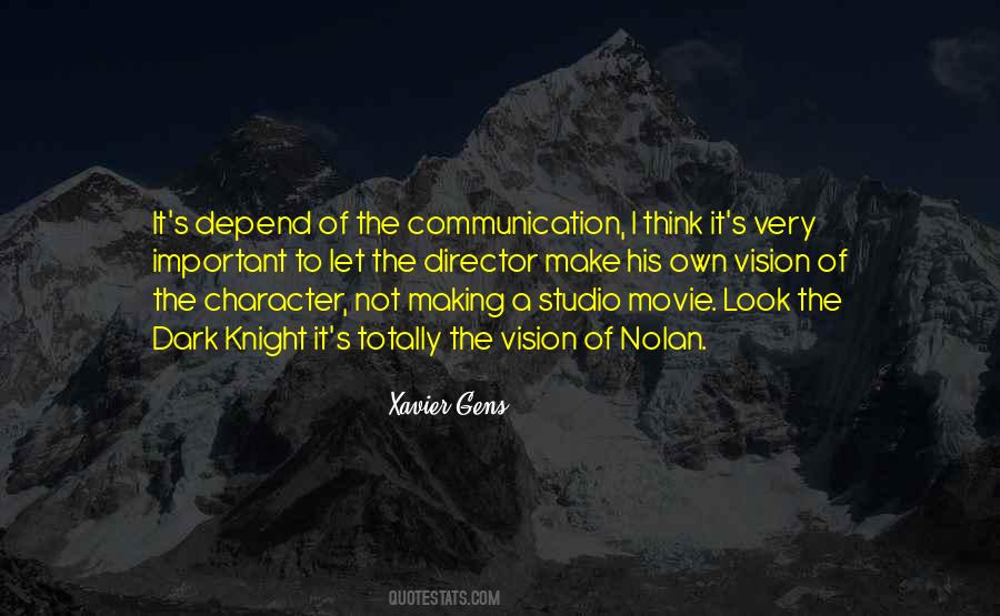 Movie Director Sayings #70487