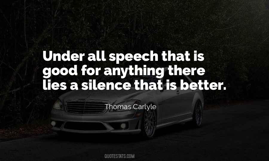 Quotes About Silence Is Good #1853132