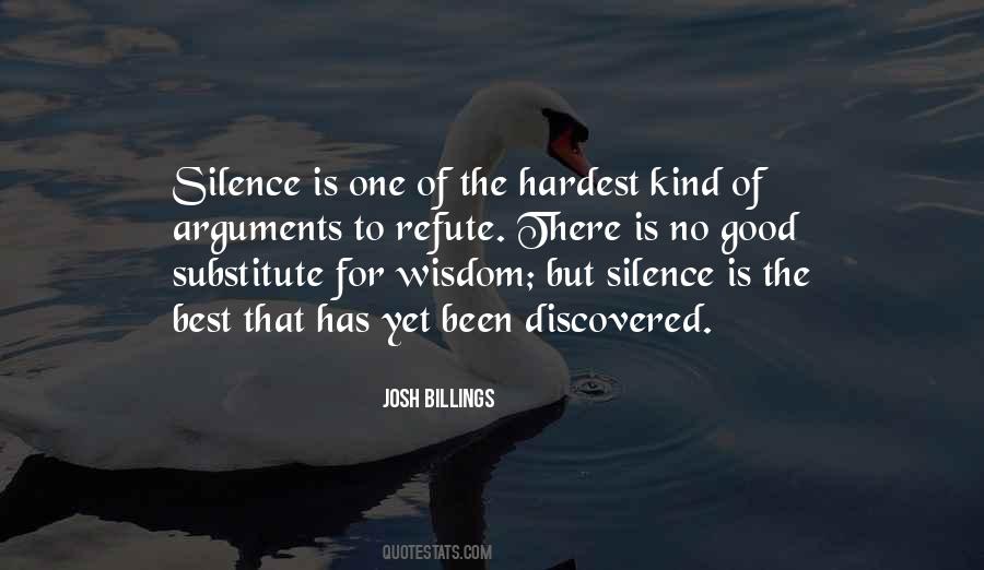 Quotes About Silence Is Good #417374