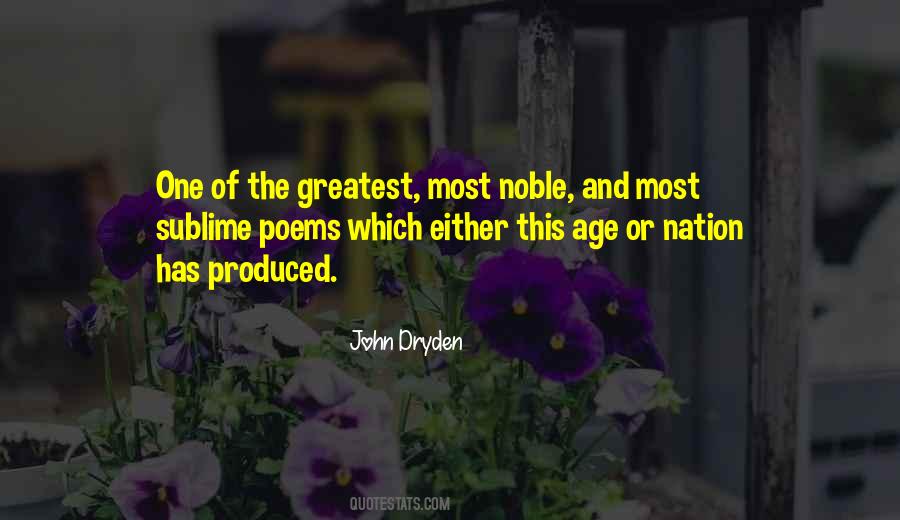 John Dryden Sayings #74734