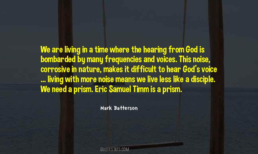 Quotes About Hearing God's Voice #309063